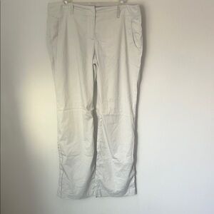 Marc Cain women’s flare leg light cream trouser pants, size N5 (UK 16) (US 14) 🖤